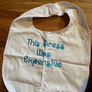 Oversized Adult Bib - Wedding